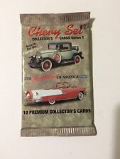 Chevy Set Collectors Cards The Heartbeat Of America Series 1 One Unopened Pack picture