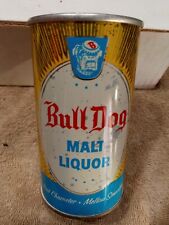 Bull Dog Zip Pull bottom opened    pull tab beer can  , South Bend IN  EMPTY picture