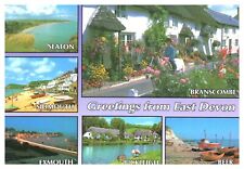 East Devon Seaton Multi View Beer Sidmouth Posted Wob Chrome Postcard picture