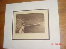 1912 EDWARD CURTIS PHOTOGRAVURE COWICHAN RIVER INDIAN CANOE picture