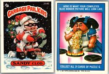 Santa Claus Christmas Vintage Garbage Pail Kids Spoof Card Series 7 1987 2-Star picture