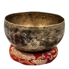 Old Antique Rustic Hand Beaten Yoga Singing Bowl Tibetan Vintage Sound Healing picture