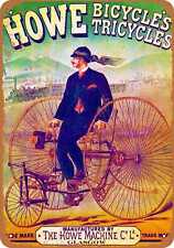 Metal Sign - Howe Bicycles - Vintage Look Reproduction picture