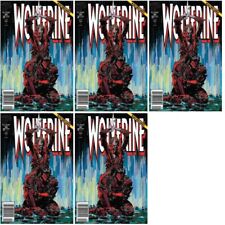 Wolverine #43 Newsstand Cover (1988-2003) Marvel Comics - 5 Comics picture