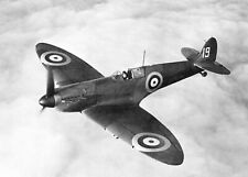 A Supermarine Spitfire Mk. I, of No. 19 Squadron, WWII --POSTCARD picture