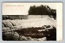 Goshen IN Indiana Elkhart River Dam Vintage Souvenir Postcard picture