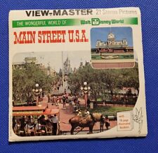 GAF H21 WDW Walt Disney World Main Street USA FL view-master Sepia Reels Packet picture