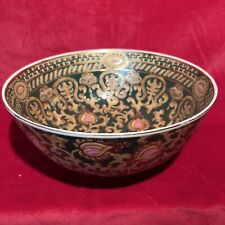 VTG. Striking Oriental Accent Chinese Porcelain Decorative Bowl 10