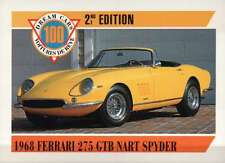 1968 Ferrari 275 GTB Nart Spyder, Italy Dream Cars Trading Card --- Not Postcard picture