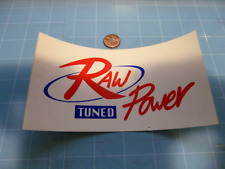 VINTAGE RAW POWER STICKER DECAL ORIGINAL OLD STOCK picture