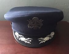 Vintage Original USAF COLONEL Officer’s Cap Size 7 1/2  - Near Mint  picture