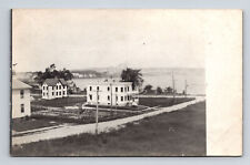 RPPC Bay Ocean Front Homes Unknown Location Postcard picture