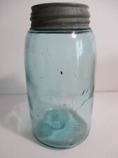 Antique Ball Triple L 1 Quart Mason Jar With Zink Lid picture