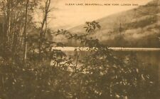 New York, BEAVERKILL, Clear Lake, LOWER END Antique RPPC 1908 POSTCARD picture