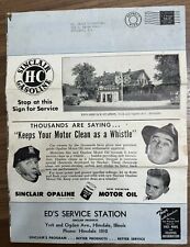 Sinclair Gasoline Tour Brochure, Hinsdale Illinois picture
