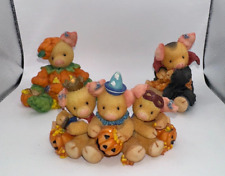 Lot of 3 This Little Piggy Hoggy Halloween Collection 1998 picture