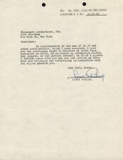 LINUS PAULING - DOCUMENT SIGNED 10/24/1960 picture