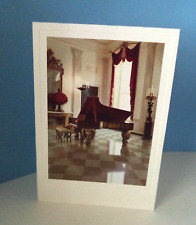 2002 GEORGE W. & LAURA BUSH PRESIDENTIAL WHITE HOUSE CHRISTMAS CARD WITH SEAL picture