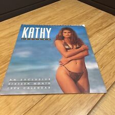 Vinage Kathy Ireland 1994 Swimsuit Model Over-Sized Calendar 15X13 picture
