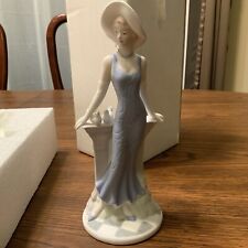 REFLECTING ON THE PARTY Woman Figurine By Tony Chango 8” Tall In Original Box picture