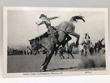 Postcard Phoenix Rodeo Jackie Cooper on Bungalow 1942 Unposted picture