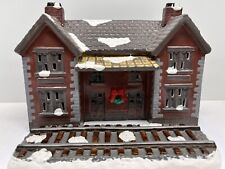 vintage 1986 dept 56 Depot And track With lights no train picture