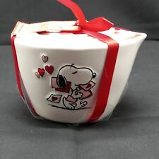 Rae Dunn by Magenta Peanuts Snoopy Measuring Cups Valentine's Day NWT 2024 picture