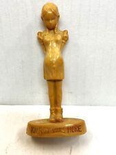 Vintage WWII ‘Kilroy Was Here’ Pregnant Girl Figure Statue--FREE SHIPPING picture