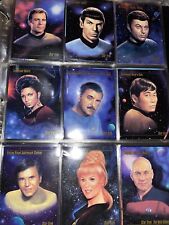 1993 STAR TREK MASTER SERIES 1 - SKYBOX COMPLETE BASE CARD SET OF 90 TV K13 picture