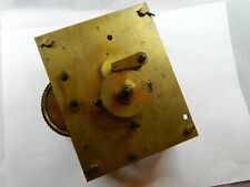 NICE VINTAGE JJ ELLIOTT ENGLAND FUSEE CLOCK MOVEMENT AND CHAIN - REPAIR picture