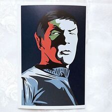 Mr. Brainwash Leonard Nimoy Spock Star Trek Postcard 4x6 Limited Edition Print  picture