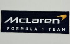 F1 MCLAREN LOGO PATCH  FORMULA ONE F1 RACING Iron on PATCH 3.5” picture