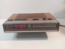 GE 7-4624B Radio Alarm Clock-AM/FM-Vintage 1989-Red Digits-Tested/Works picture