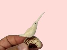 Beautiful hummingbird carved from tagua vegetable ivory 2.5 In new 2024 picture