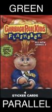 GREEN PARALLEL 2011 Garbage Pail Kids FLASHBACK 2 U pick Complete Your Set GPK picture