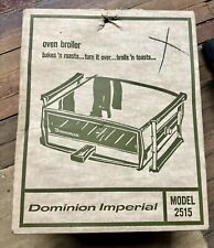 Vintage Dominion Imperial 2515 Oven Broiler Toaster Kitchen Appliance Brand New picture