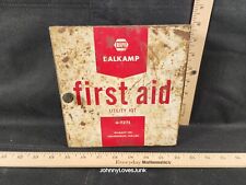 Vintage NAPA Balkamp Medical First Aid Kit Wall Mount picture