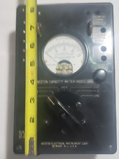 Weston Electrical Model 664 Capacity Meter Voltmeter Ohmmeter Type 3 Army Navy picture