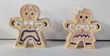 Vintage Artmark Gingerbread Men Salt & Pepper Shakers picture