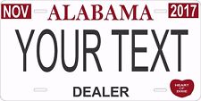 Alabama Dealer License Plate Personalized Custom Car Auto Bike Motorcycle Moped picture