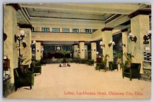 Postcard Lobby, Lee-Huckins Hotel Oklahoma City, Okla.      D-12 picture