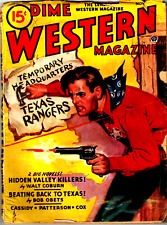 Dime Western Magazine Pulp Nov. 1945  Very Good  Condition picture