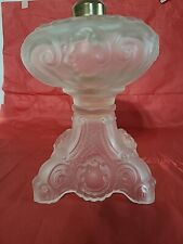 EAPG Frosted Princess Oil Lamp  picture