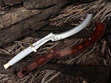Thunder Khopesh Sword Handmade High Carbon Steel Blade Medieval Viking Sword picture