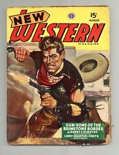 New Western Magazine Pulp 2nd Series Aug 1946 Vol. 12 #1 VG- 3.5 picture