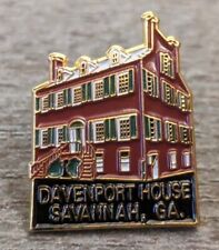 Historic Isaiah Davenport House Savannah, Georgia 1820 Travel Souvenir Lapel Pin picture