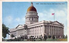 Utah State Capitol, Salt Lake City, Utah, Early Postcard, Unused picture