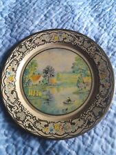 Vintage Tin Decorative Plate Signed Daher Decorative Wear Made In Holland  picture