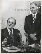 1970 Press Photo Hubert H. Humphrey, former vice president and senator. picture