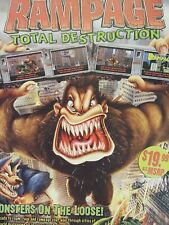 Print Ad Rampage Total Destruction Midway Comic Book Page Magazine Advertising picture